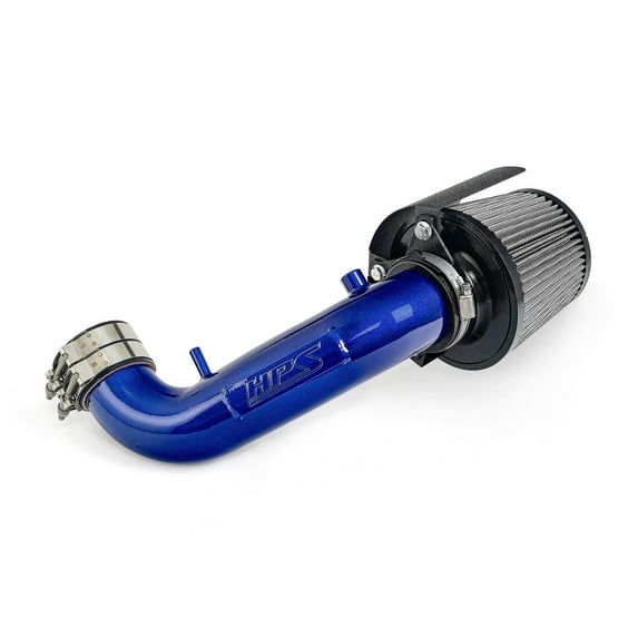 HPS Blue Air Intake Kit with Heat Shield Compatible for 2002-2006 Acura RSX Base 2.0L 2002-2004 Honda CR-V 2.4L, 827-724BL