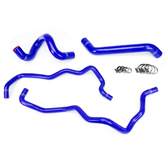 HPS Blue Radiator Hose Kit For 07-11 Wrangler JK Unlimted 3.8L V6 Left Hand Drv Fits select: 2011 JEEP WRANGLER UNLIMITED SAHARA, 2008 JEEP WRANGLER UNLIMITED X