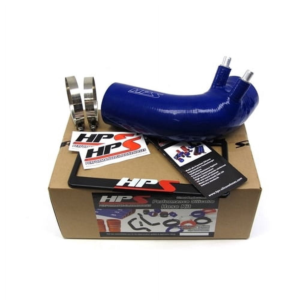 HPS Blue Reinforced Silicone Post MAF Air Intake Hose Kit Compatible ...