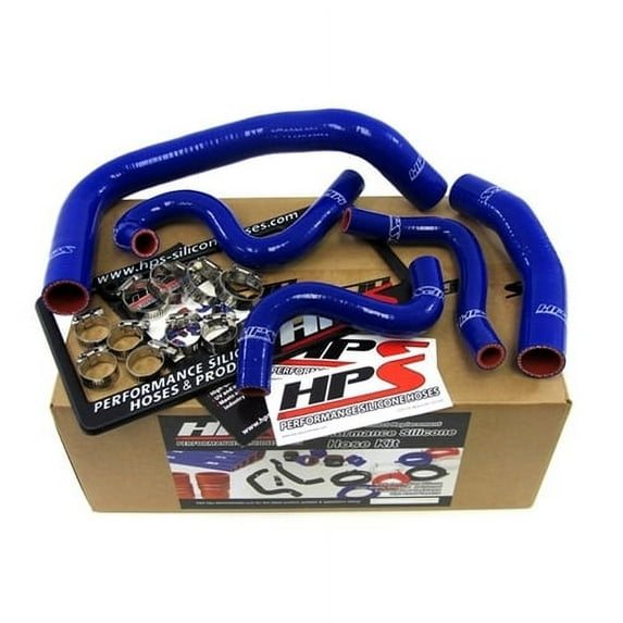 HPS Blue Reinforced Silicone Radiator + Heater Hose Kit for Toyota 85-87 Corolla AE86 4A-GEU Left Hand Drive