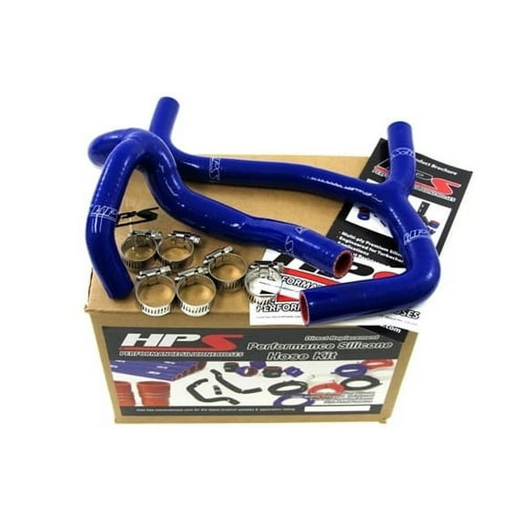 HPS Blue Reinforced Silicone Radiator Hose Kit Coolant for Honda 03-04 CRF450R