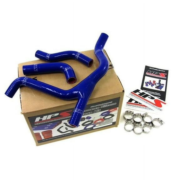 HPS Blue Reinforced Silicone Radiator Hose Kit Coolant for Suzuki 07-09 RMZ250