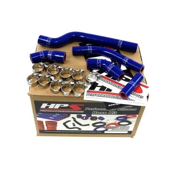 HPS Blue Reinforced Silicone Radiator Hose Kit Coolant for Yamaha 07-09 WR250F 2006 YZ250F