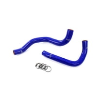 HPS Blue Silicone Radiator Hose Kit Compatible with 99-04 Jeep Grand Cherokee 4.0L Straight 6, 57-2129-BLUE