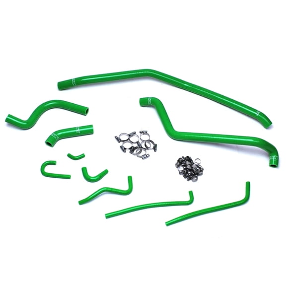 HPS Green Reinforced Silicone Radiator Hose Kit for Kawasaki 04-09 KFX700