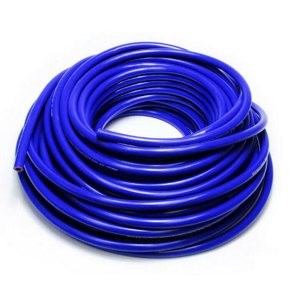 HPS HTHH-100-BLUEx25 1" ID 25 Feet roll 1-ply Blue Silicone Heater Hose