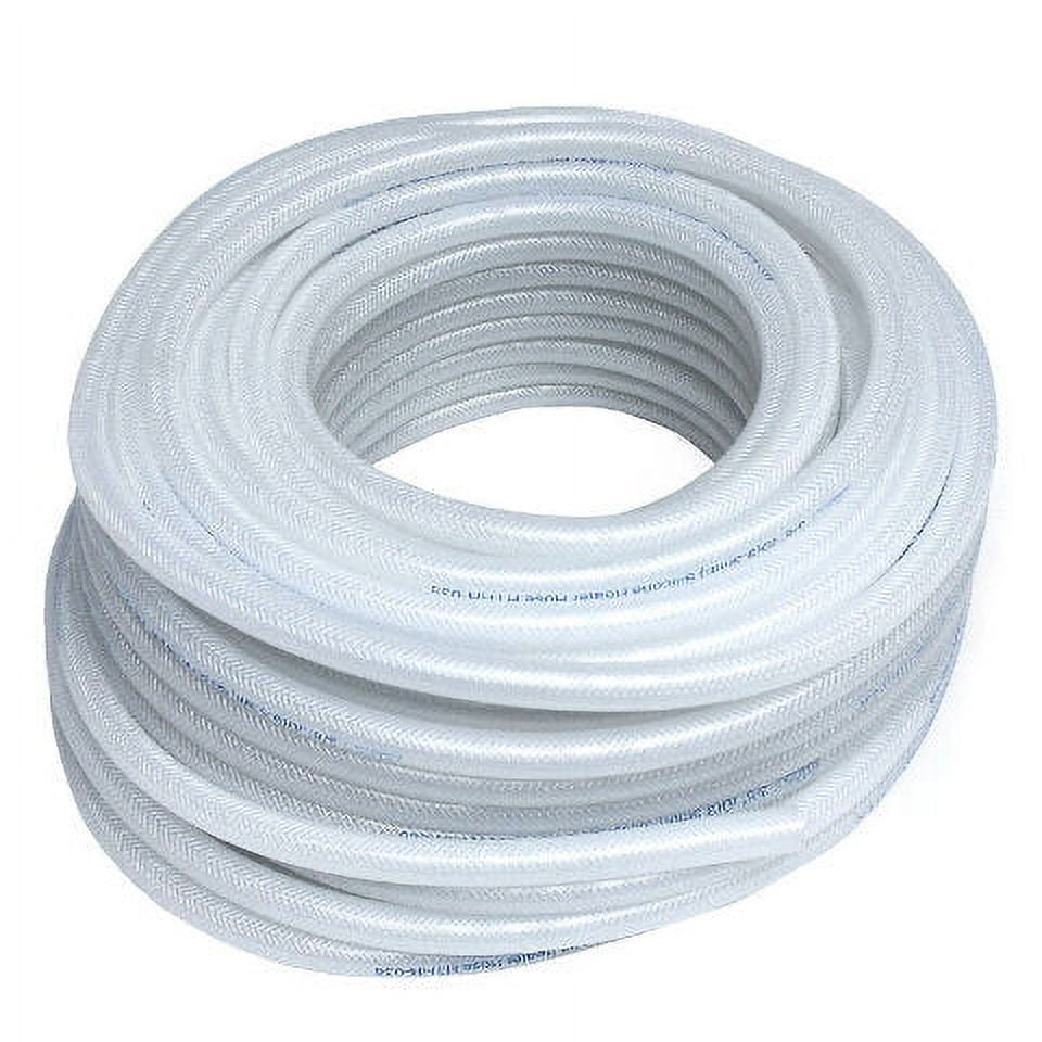 HPS HTHH-100-CLEARx100 1" ID 100 Feet Roll 1-ply Clear Silicone Heater Hose