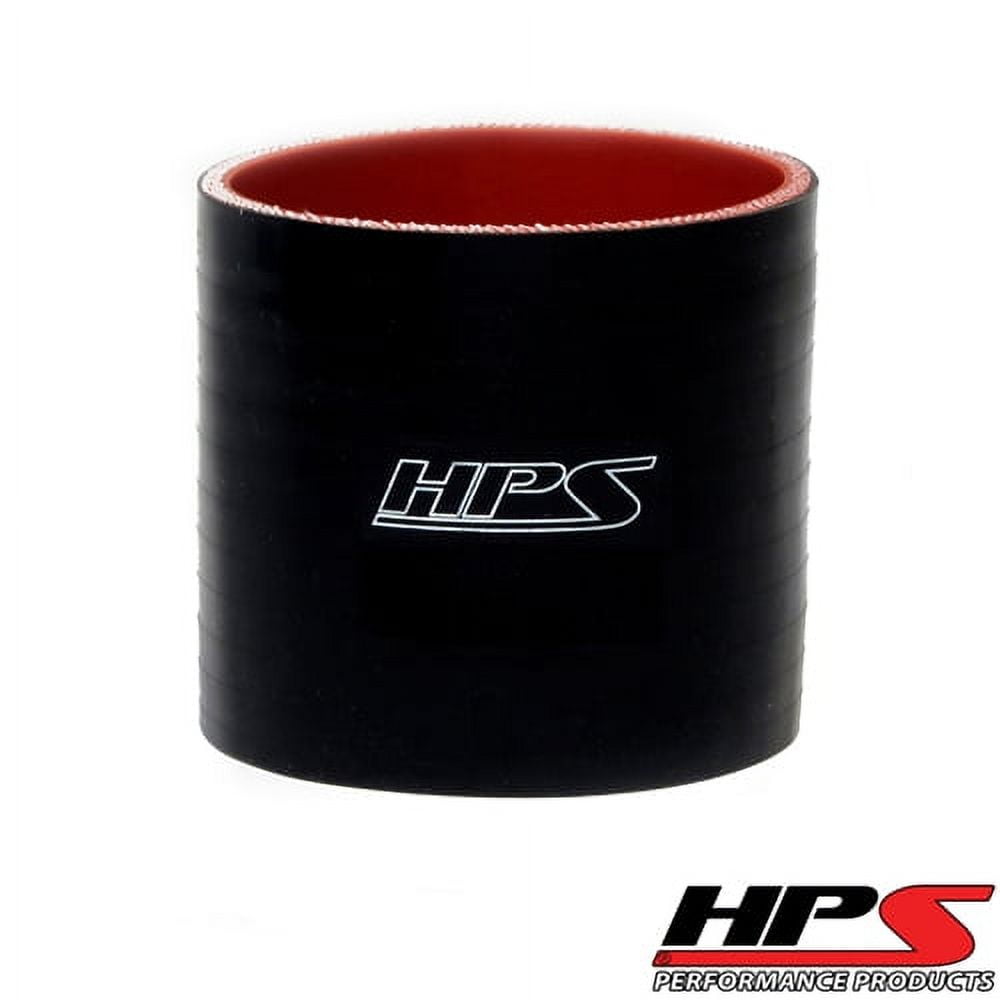 HPS 2.75" To 3" Silicone Reducer Coupler Hose - High Temp 4-Ply, Black, 3" Length - For Turbo, Diesel, Racing