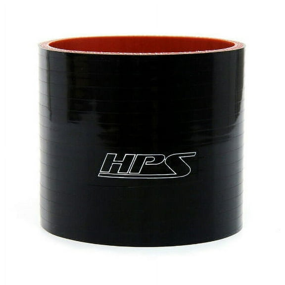 HPS HTSC-650-L6-BLK 6-1/2" ID 6" 6-ply Black Silicone Coupler Hose