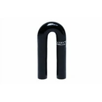 HPS HTSEC180-100 1" ID 4-1/2" Black Silicone 180 Deg. U Bend Elbow Coupler Hose