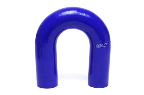 2-Pack HPS 4-Ply Reinforced 2-3/8 Inch (60mm) Silicone Coupler Hose – Blue