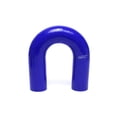 thumbnail image 1 of HPS HTSEC180 2-3/8" ID 4-1/2" Blue Silicone 180 Deg. U Bend Elbow Coupler Hose, 1 of 3