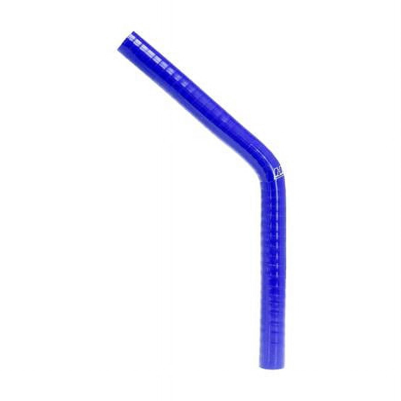 4-Ply Silicone Joiner Elbow 45 Degree - 80mm To 90mm Reducer, Blue Turbo Hose - View #3