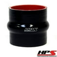 thumbnail image 1 of HPS HTSHC-175-L6-BLK 1-3/4" ID 6" 4-ply Black Silicone Hump Coupler Hose, 1 of 2