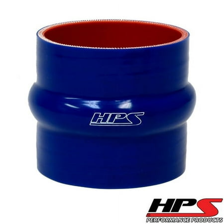 HPS HTSHC-800-L6-BLUE 8" ID 6" 6-ply Blue Silicone Hump Coupler Hose