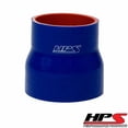 thumbnail image 1 of HPS HTSR-275-300-BLUE 2-3/4" - 3" ID 3" 4-ply Blue Silicone Reducer Coupler Hose, 1 of 2