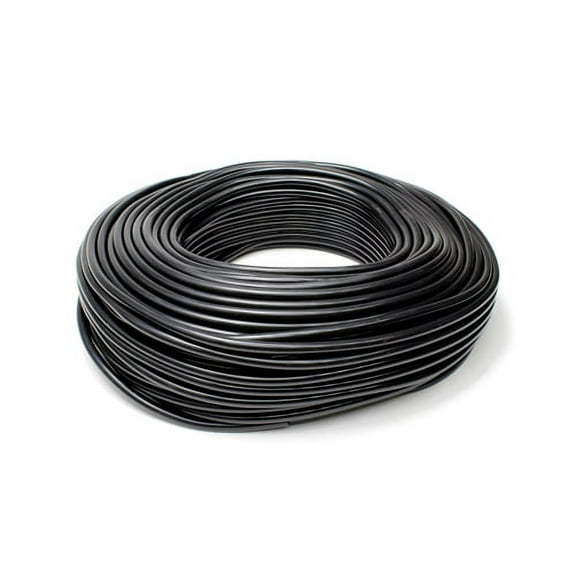 HPS HTSVH3TW-BLKx100 1/8" ID 100 feet Black Silicone Vacuum Hose Tubing