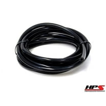 HPS HTSVH3TW-BLKx5 1/8" ID 5 feet Black Silicone Vacuum Hose Tubing