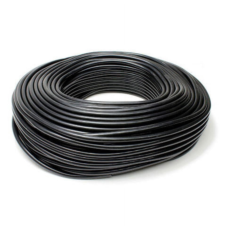 Vibrant 1/4 (6.35mm) I.D. x 25 ft. of Silicon Vacuum Hose - Black