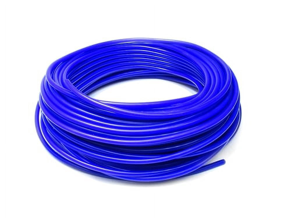 Vibrant 5/32 (4mm) I.D. x 50 ft. of Silicon Vacuum Hose - Black