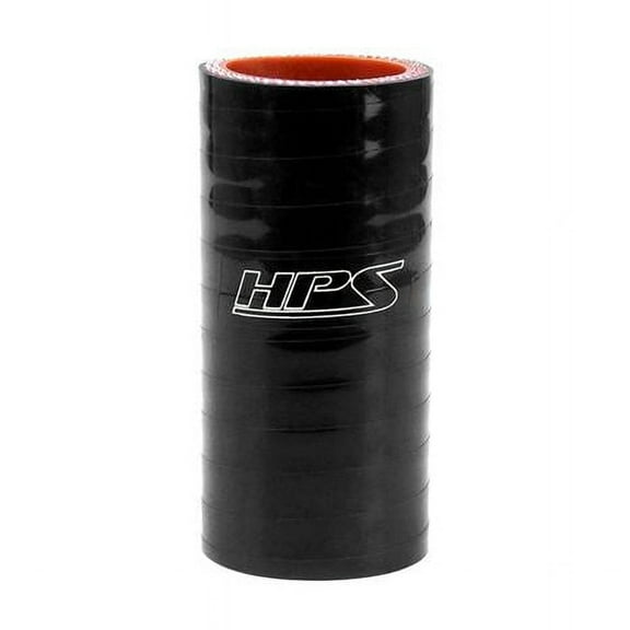 HPS Performance  1.18 in. Silicone Coupler, Black - 3 in.