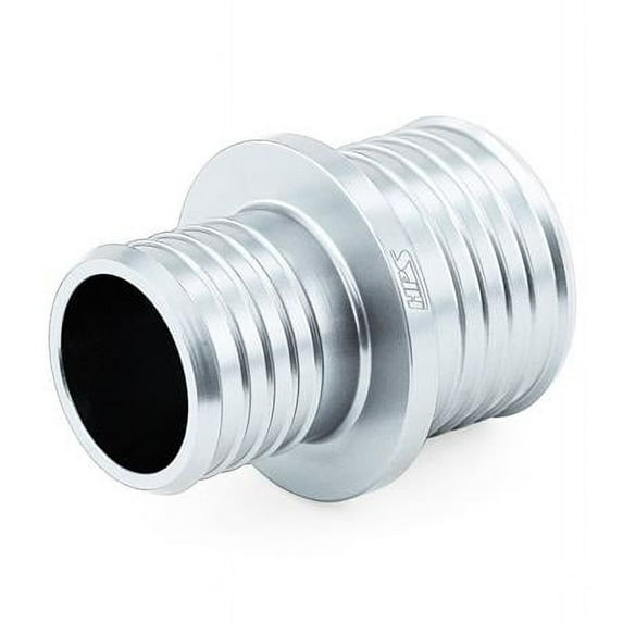 HPS Performance 1.25 to 1 in. Billet 6061 Aluminum Joiner Reducer, Silver