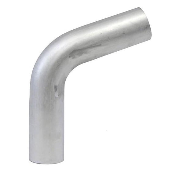 HPS Performance  2.25 in. OD 70 deg Bend 16 Gauge 6061 Aluminum Elbow Pipe, Clear - 2.25 in.