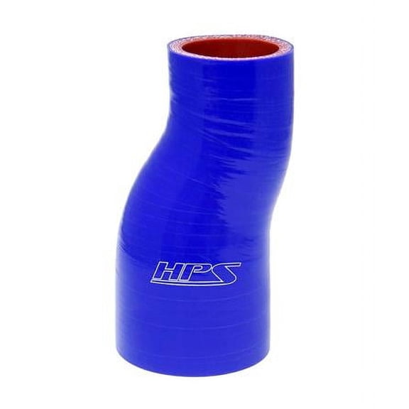 HPS Performance  2-3 in. Silicone Offset Reducer, Blue - 6 in.