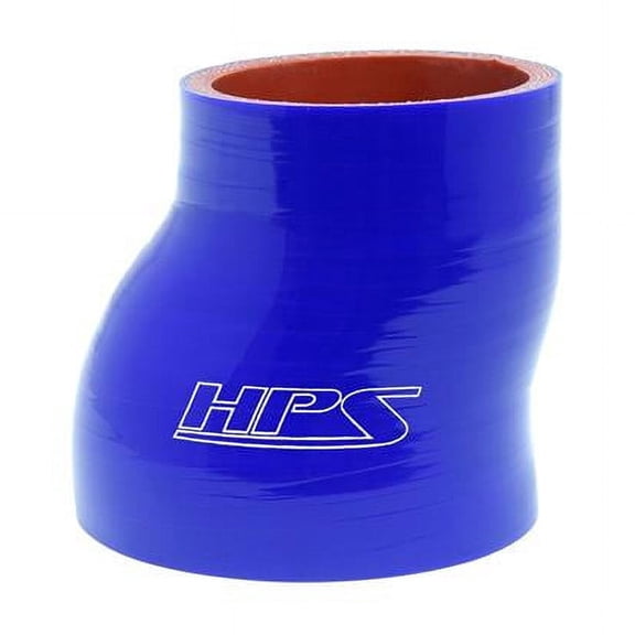 HPS Performance  3-3.25 in. Silicone Offset Reducer, Blue - 3 in.