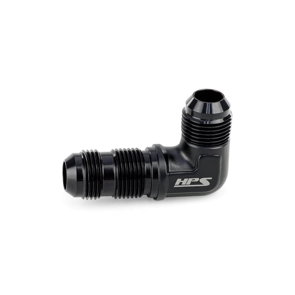 HPS Performance -3 90 Degree Aluminum Bulkhead Adapter AN Fitting, AN8333