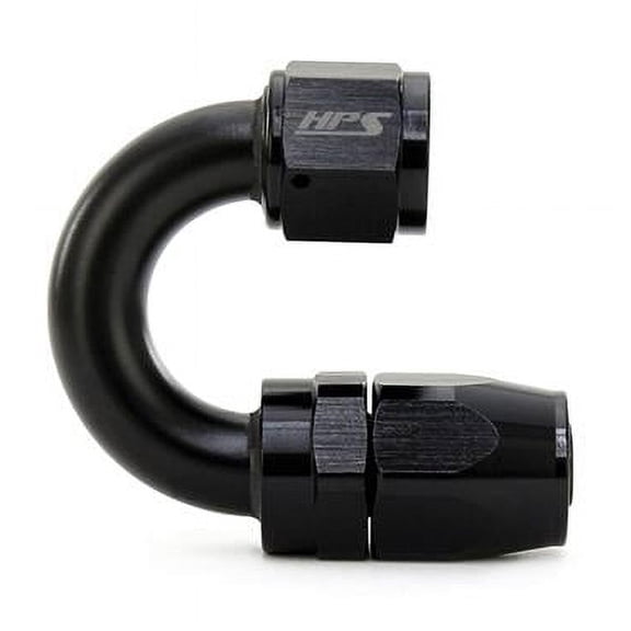 HPS Performance -8 180 Degree Aluminum AN Hose End, 250-1808