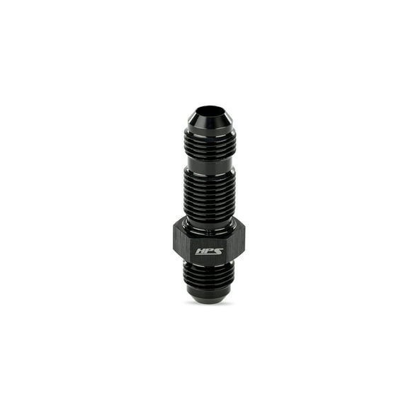 HPS Performance -8 Straight Aluminum Bulkhead Adapter AN Fitting, AN8328