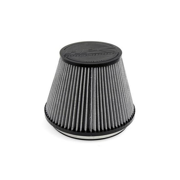 HPS Performance Air Filter 6" ID, 5.38" Element Length, 6" Overall Length, Gray, HPS-4334