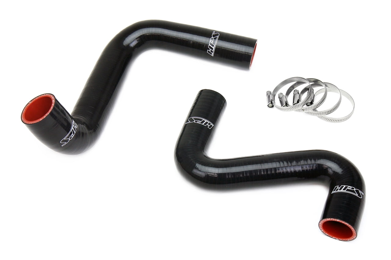 HPS Performance Black 3-ply Reinforced Silicone Radiator Coolant Hose ...