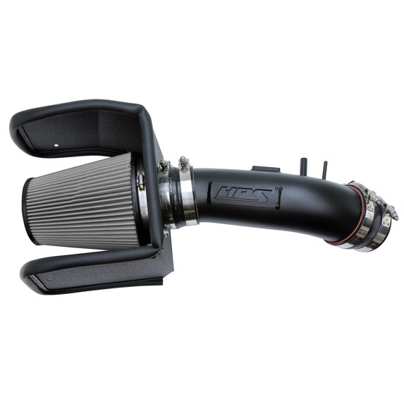 HPS Performance Black Cold Air Intake Kit + Heat Shield Compatible for 2008-2018 Toyota Land Cruiser 5.7L 2008-2018 Lexus LX570 5.7L, 827-635WB