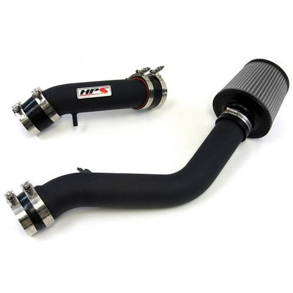 HPS Performance Black Long Ram Cold Air Intake Compatible for 2004-2008 Hyundai Tiburon 2.0L with MAF Sensor, 837-142WB