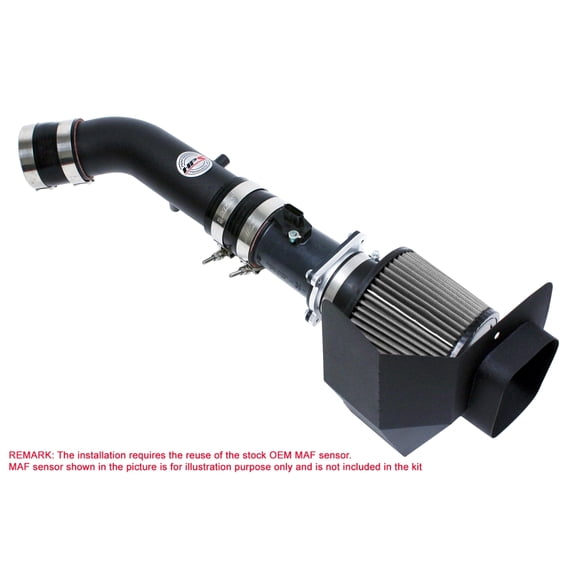 HPS Performance Black Shortram Air Intake Kit Compatible for 2003-2006 Nissan 350Z 3.5L V6, 827-520WB