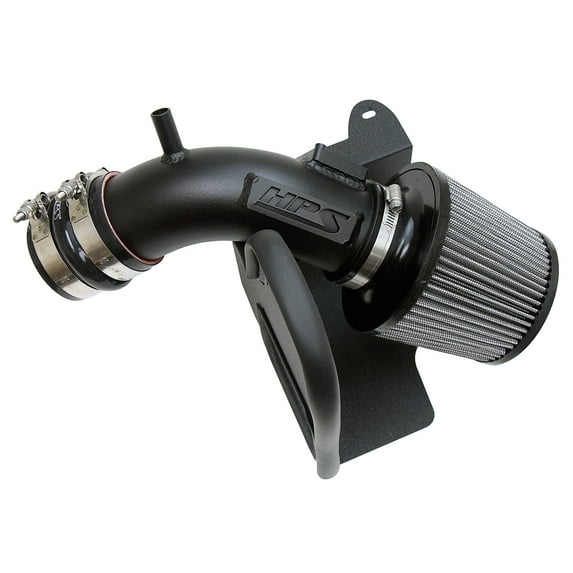 HPS Performance Black Shortram Air Intake Kit + Heat Shield Cool Ram Compatible for 2018-2023 Toyota Camry 2.5L, 827-665WB