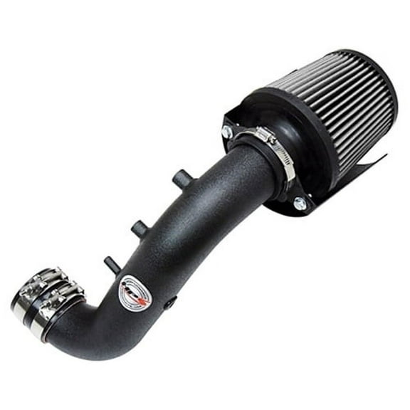 HPS Performance Black Shortram Air Intake with Heat Shield Compatible for 2002-2006 Acura RSX Type-S 2.0L 2002-2005 Honda Civic Si 2.0L, 827-121WB