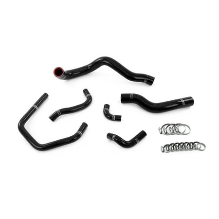 HPS Performance Black Silicone Radiator And Heater Coolant Hoses Compatible for 1993-2002 Toyota Supra Right Hand Drive 3.0L Non Turbo 2JZ-GE JDM Non VVT-i, 57-2147-BLK