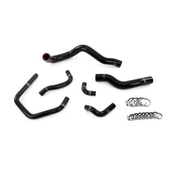 HPS Performance Black Silicone Radiator And Heater Coolant Hoses Compatible for 1993-2002 Toyota Supra Right Hand Drive 3.0L Non Turbo 2JZ-GE JDM Non VVT-i, 57-2147-BLK