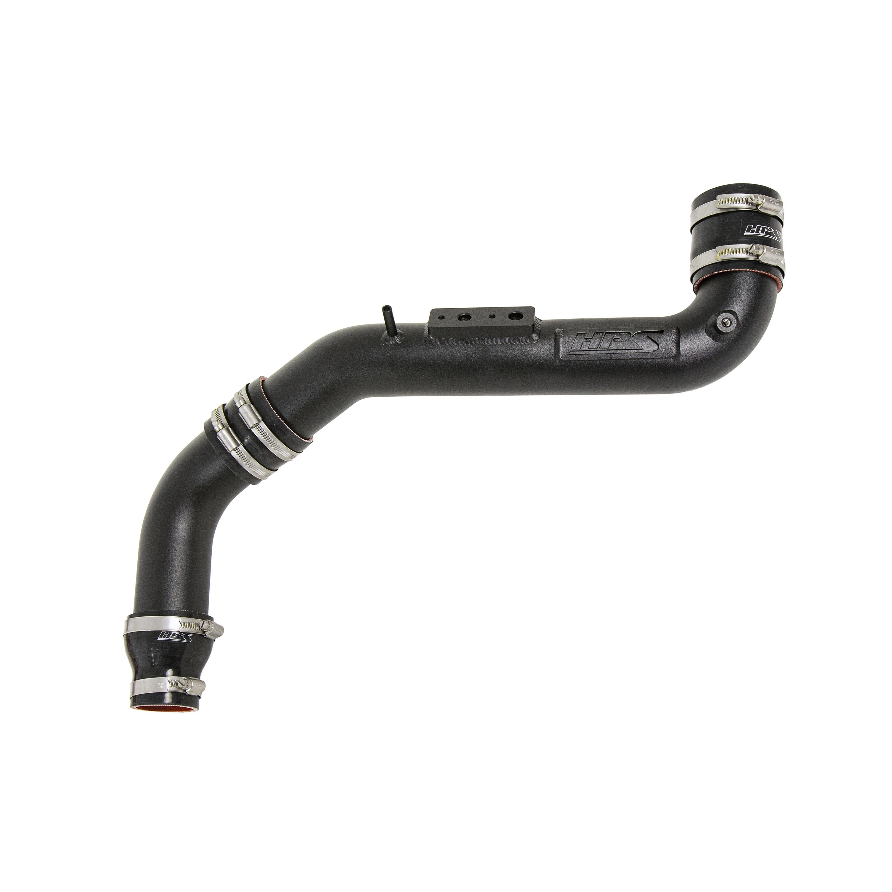 HPS Performance Black Upper Charge Pipe Cold Side Compatible for 2018-2022  Honda Accord 1.5L Turbo, 17-134WB