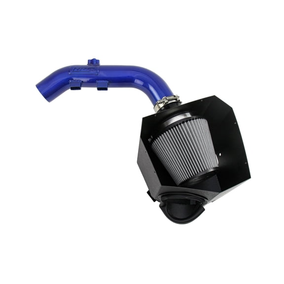 HPS Performance Blue Air Intake Kit with Heat Shield Compatible for 2015-2019 BMW X6 3.0L Turbo N55, F16, 827-699BL