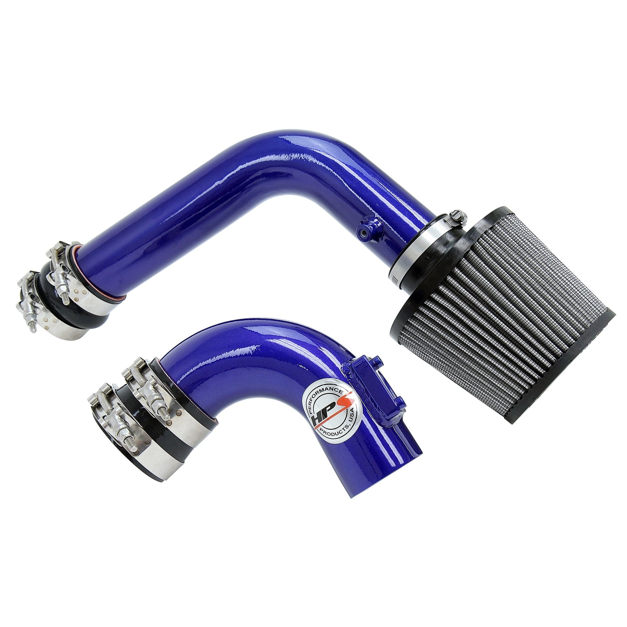HPS Performance Blue Cold Air Intake (Converts to Shortram) Compatible for 20032009 Mazda