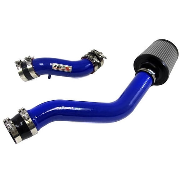 HPS Performance Blue Long Ram Cold Air Intake Compatible for 2004-2008 Hyundai Tiburon 2.0L with MAF Sensor, 837-142BL