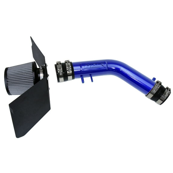 HPS Performance Blue Shortram Air Intake Kit + Heat Shield Compatible for 1995-1999 Toyota Tacoma 2.4L 2.7L 1995-1999 4Runner 2.7L, 827-663BL