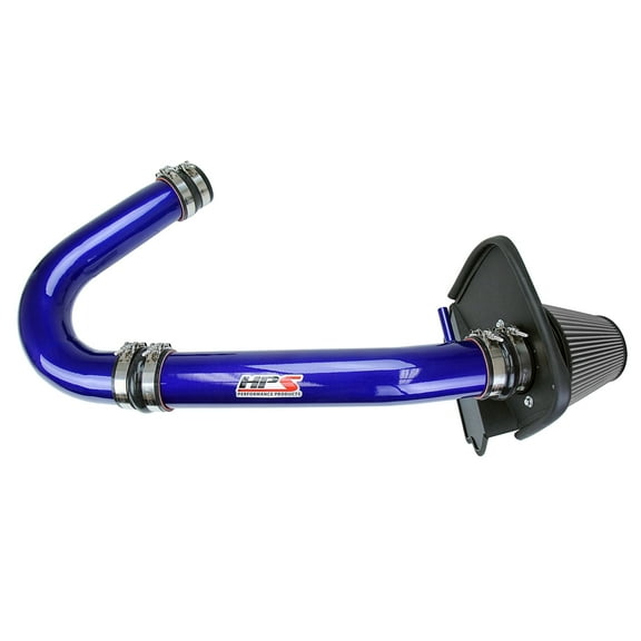 HPS Performance Blue Shortram Air Intake Kit + Heat Shield Cool Ram Compatible for 2011-2020 Dodge Charger Challenger Chrysler 300 3.6L V6, 827-624BL