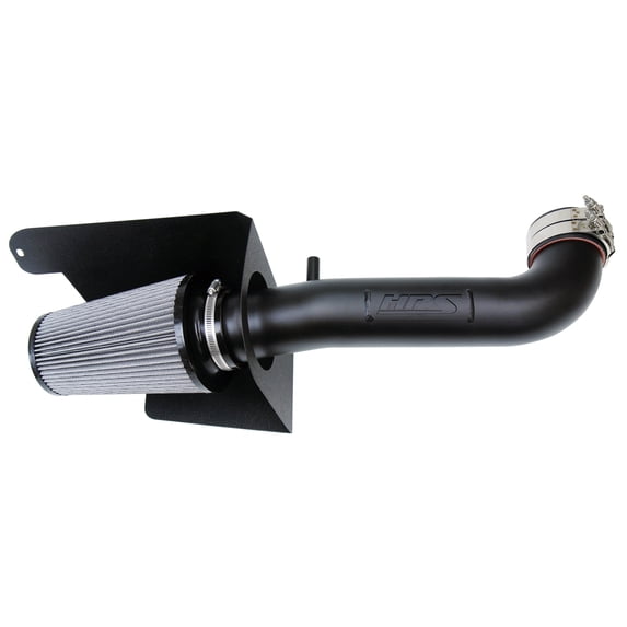 HPS Performance Cold Air Intake Kit Compatible for 2012-2018 Jeep Wrangler JK 3.6L V6, Includes Heat Shield, Black, 827-664WB