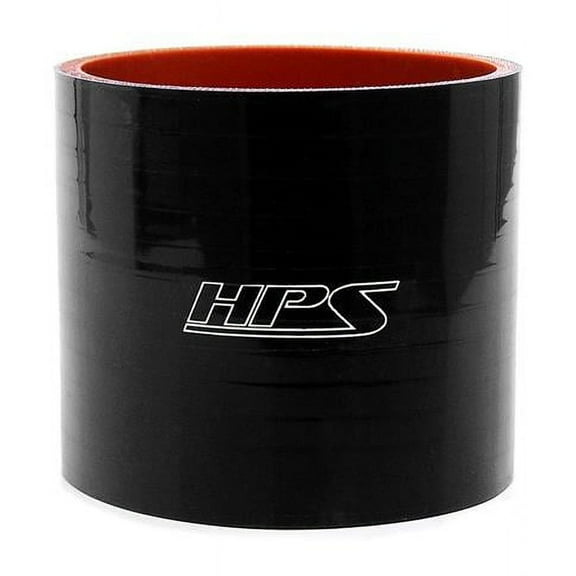 HPS Performance HPS-HTSC-225-BLK 2.25 in. Silicone Coupler, Black - 3 in.