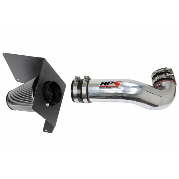 HPS Performance Polish Cold Air Intake Kit Compatible for 07-09 Cadillac Escalade 07-08 Chevy Avalanche Silverado 1500 07-09 Cheyenne 2500 07-08 Suburban 1500 07-08 GMC Sierra 1500 Yukon V8